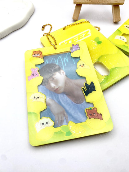 ATEEZ Lemon Drop OT8 Acrylic Photocard Holder
