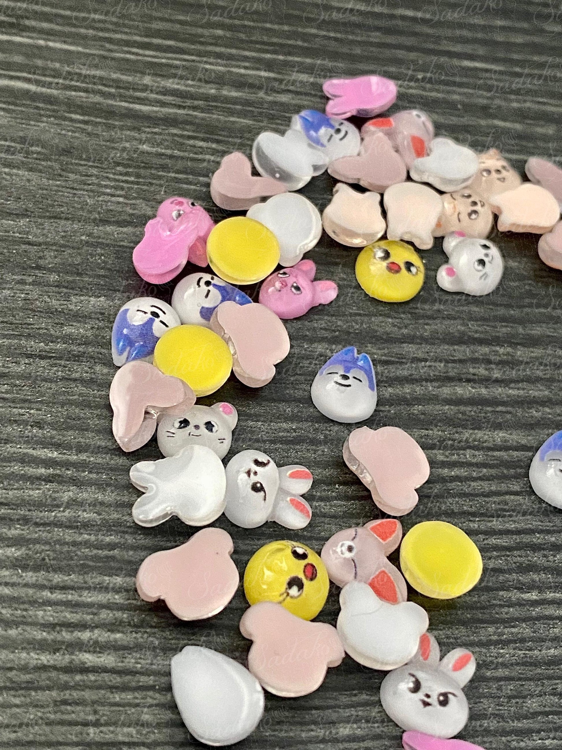 B-Ware SKZOO Stray Kids flatback Nail charms - 50 Stück