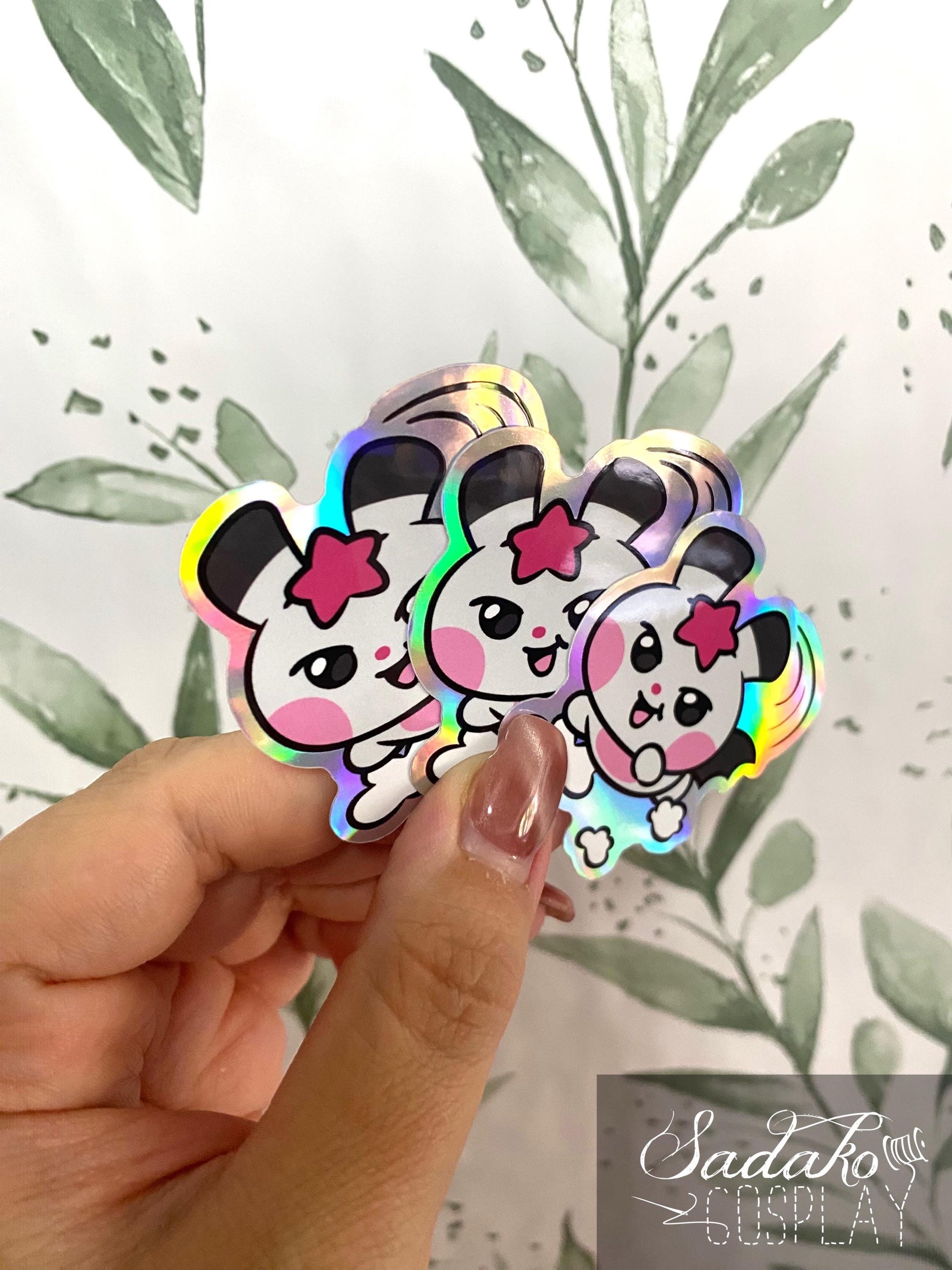 ATEEZ Mighteez inspirierte Holo-Sticker, K-Pop Atiny, wasserfest Hologramm Regenbogen