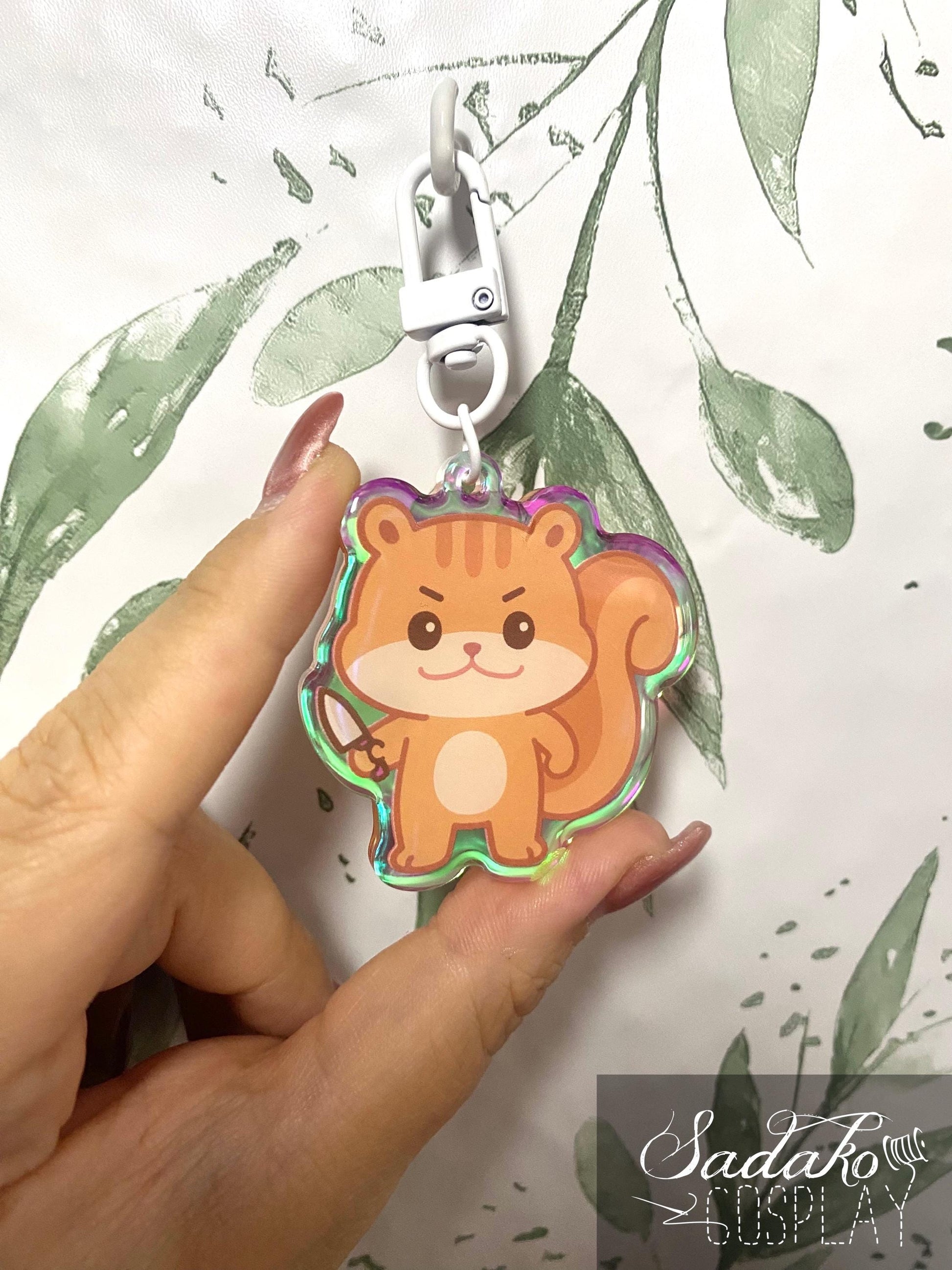 Don‘t fck with Jjoongrami Holo Acryl Keychain, Ateez Aniteez Laser Schlüssel Anhänger