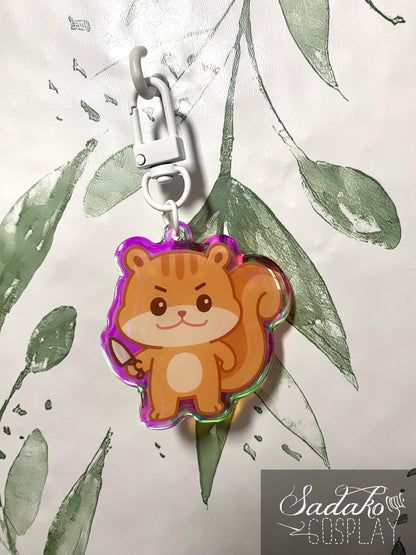 Don‘t fck with Jjoongrami Holo Acryl Keychain, Ateez Aniteez Laser Schlüssel Anhänger