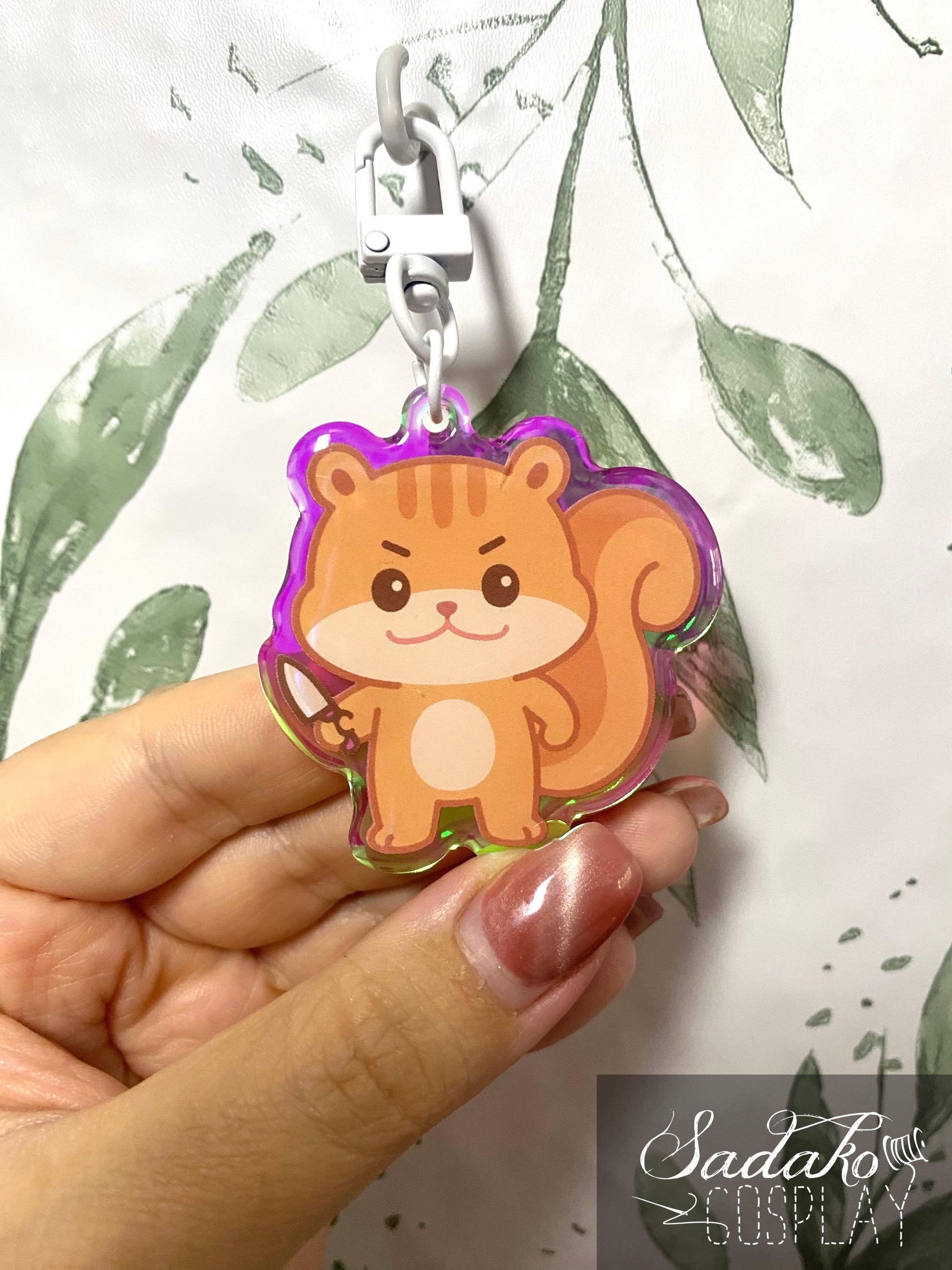 Don‘t fck with Jjoongrami Holo Acryl Keychain, Ateez Aniteez Laser Schlüssel Anhänger