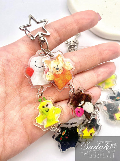 BoyNextDoor BBNEXDO hängender Acryl Anhänger Chibi, K-Pop keychain, Handy Kette, ONEDOOR BND