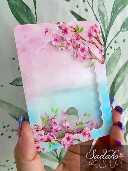Japan Sakura Photocard Holder, Kirschblüten