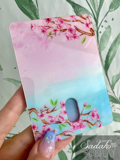 Japan Sakura Photocard Holder, Kirschblüten