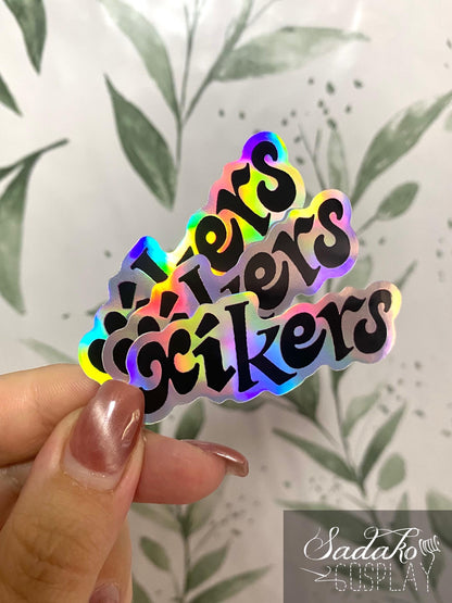 xikers Holo laser Sticker, K-Pop wasserfester Vinyl Aufkleber