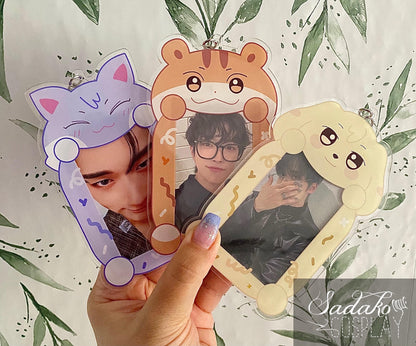 ATEEZ Aniteez Photocard Holder, Atiny K-Pop Fotokarten Halter Acryl