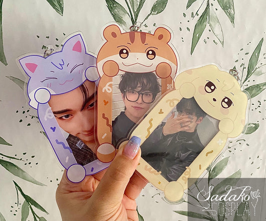 ATEEZ Aniteez Photocard Holder, Atiny K-Pop Fotokarten Halter Acryl