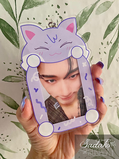 ATEEZ Aniteez Photocard Holder, Atiny K-Pop Fotokarten Halter Acryl