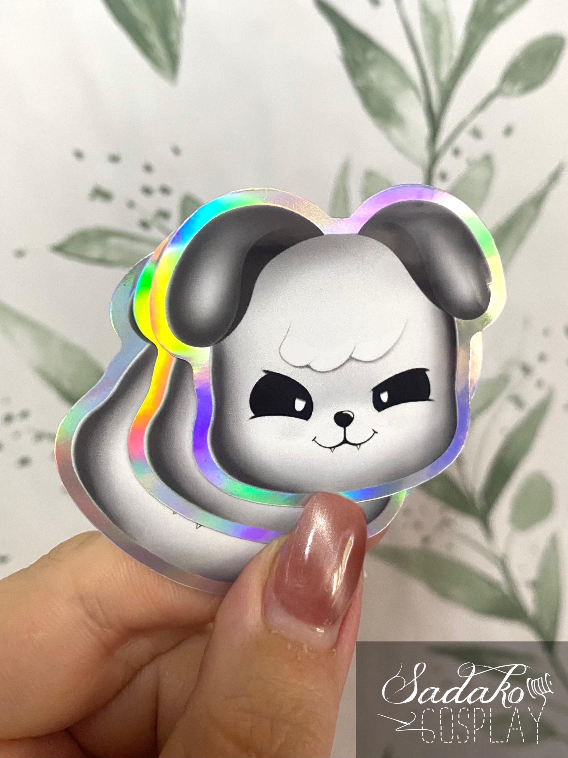 Evil SKZOO Holo laser Sticker, Stray Kids K-Pop wasserfester Vinyl Aufkleber