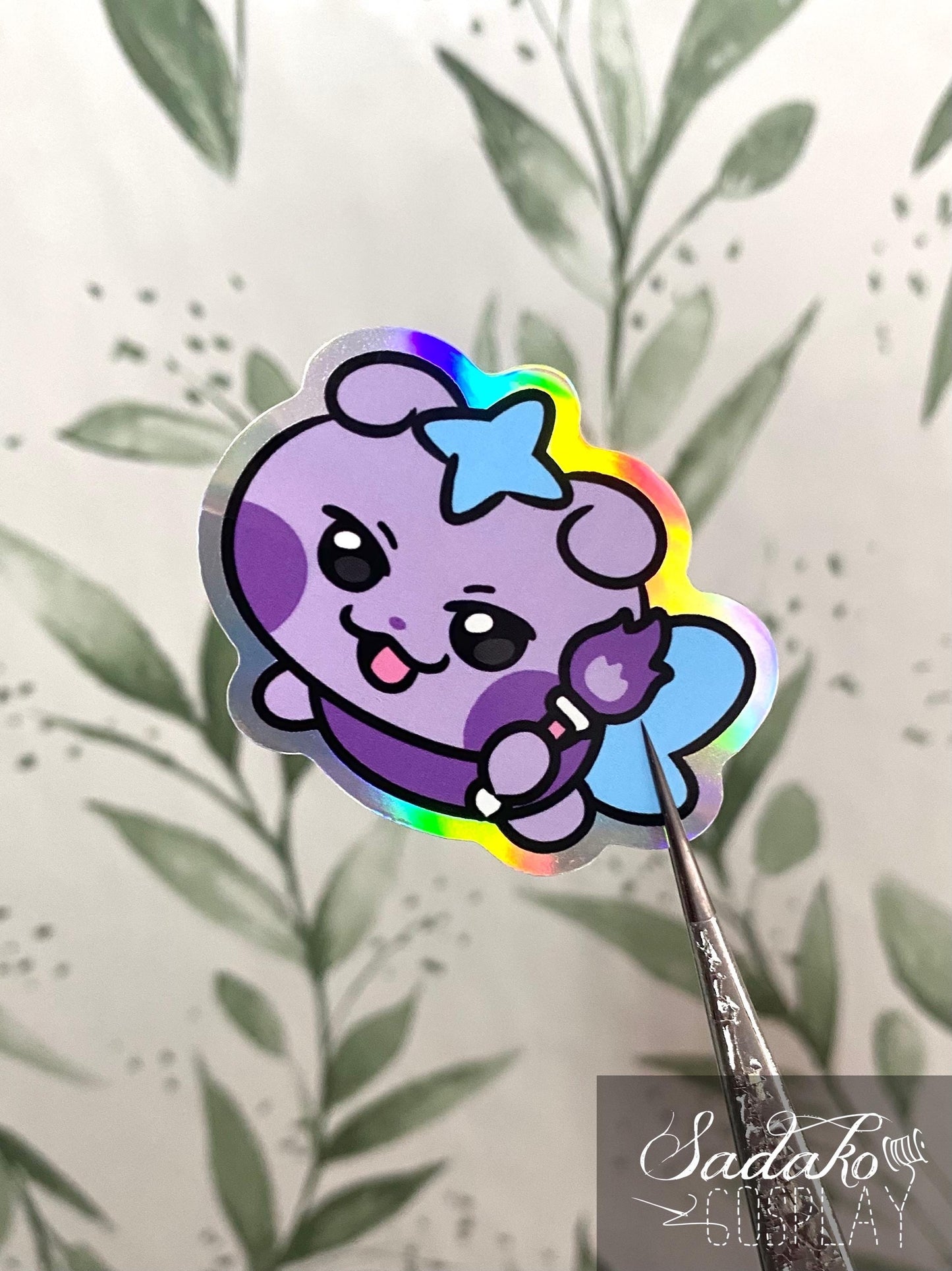 ATEEZ Mighteez inspirierte Holo-Sticker, K-Pop Atiny, wasserfest Hologramm Regenbogen