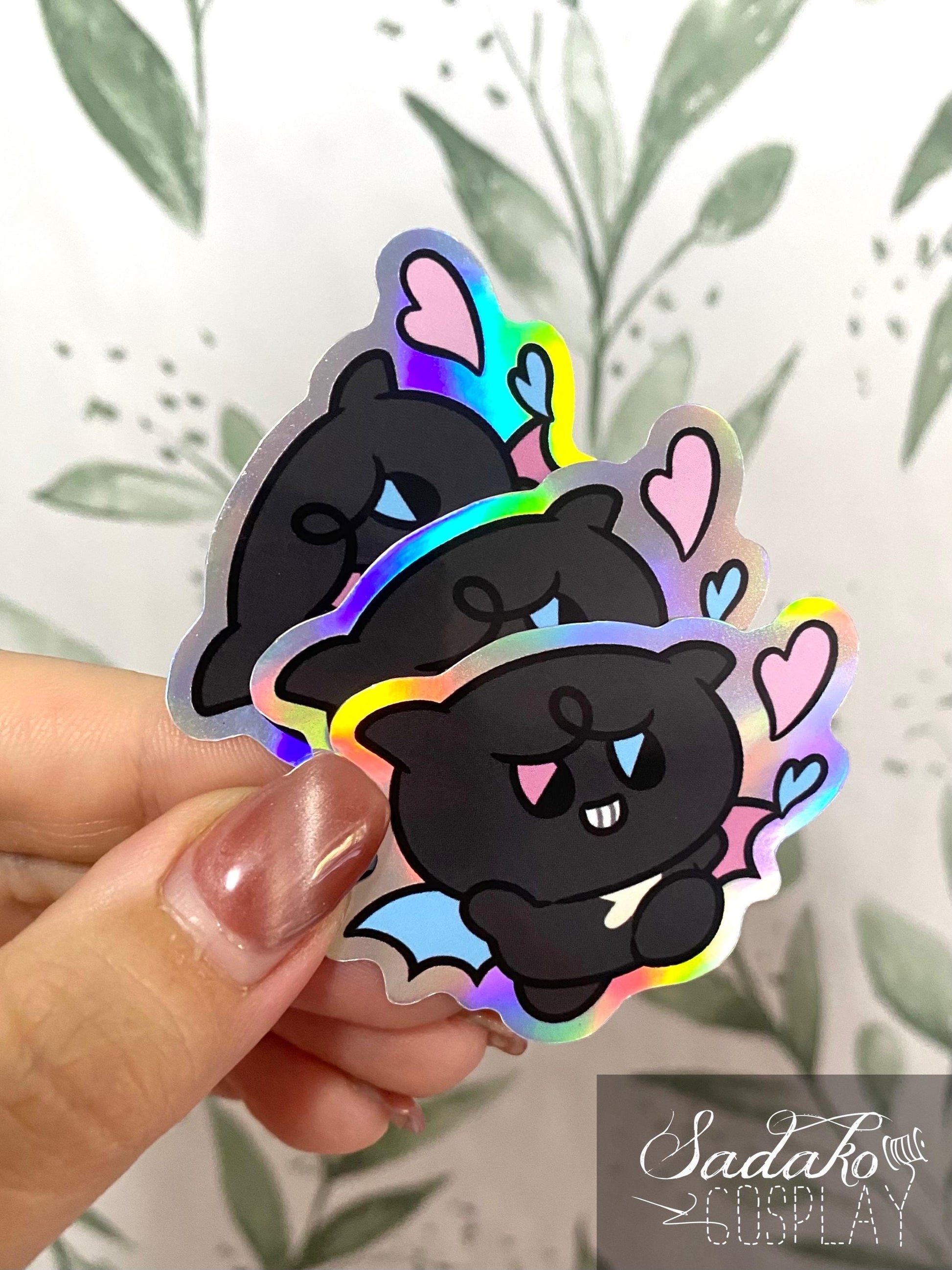 ATEEZ Mighteez inspirierte Holo-Sticker, K-Pop Atiny, wasserfest Hologramm Regenbogen