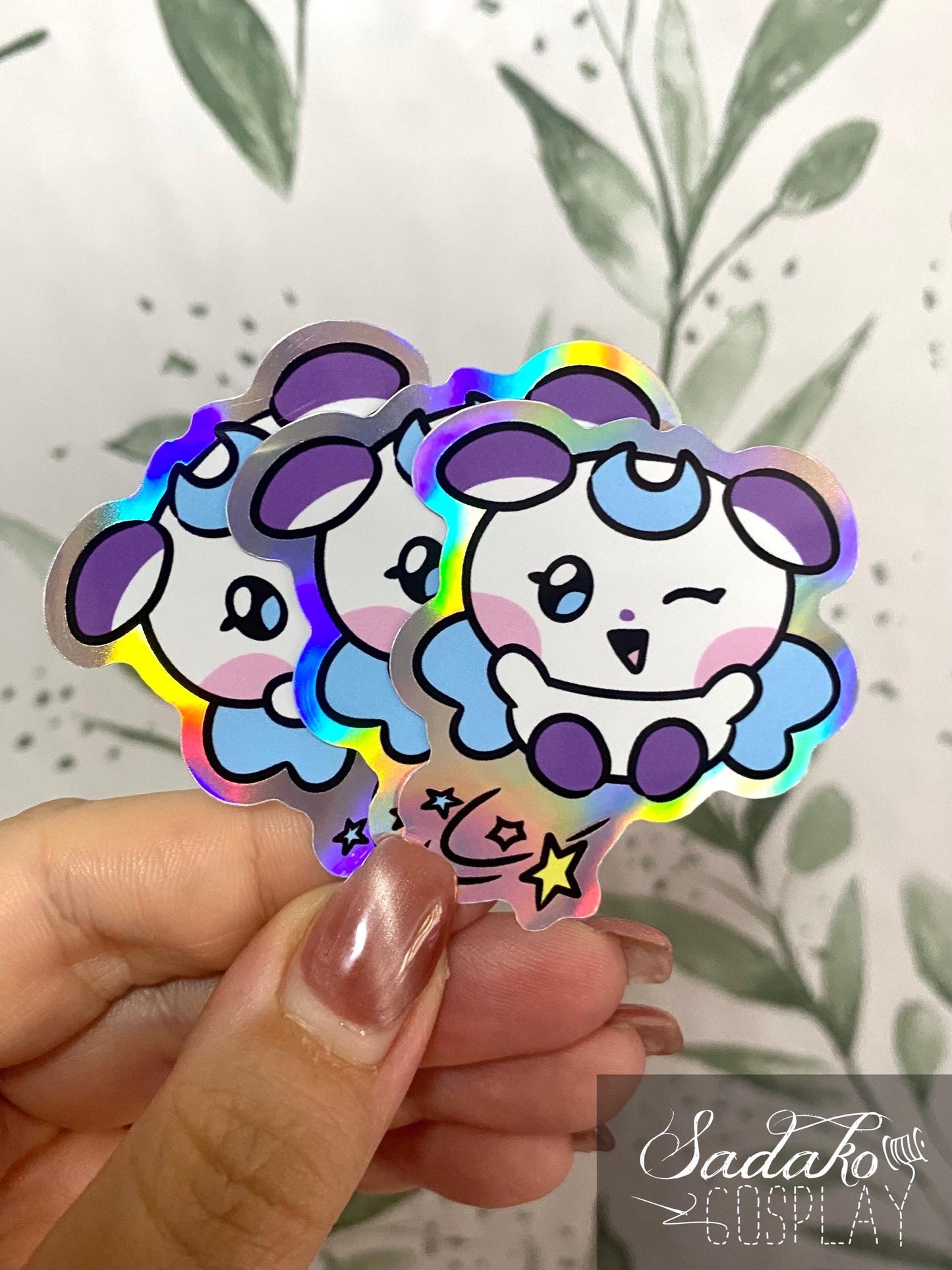 ATEEZ Mighteez inspirierte Holo-Sticker, K-Pop Atiny, wasserfest Hologramm Regenbogen