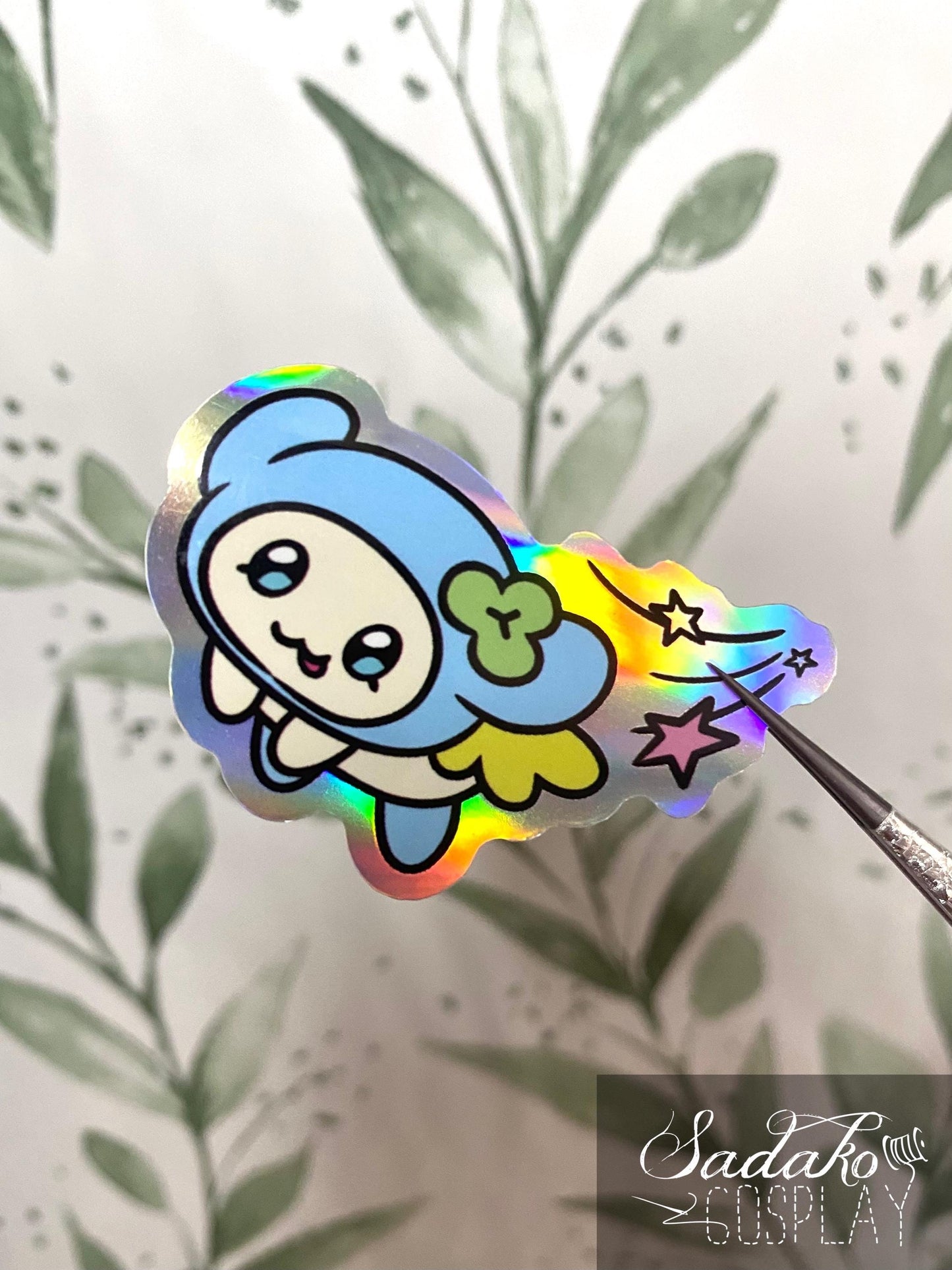 ATEEZ Mighteez inspirierte Holo-Sticker, K-Pop Atiny, wasserfest Hologramm Regenbogen