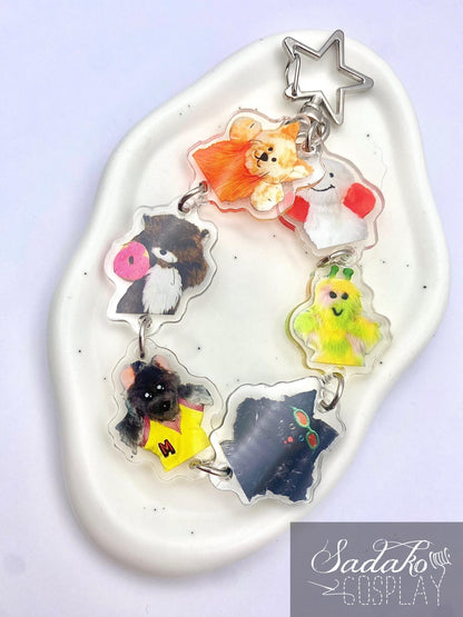 BoyNextDoor BBNEXDO hängender Acryl Anhänger Chibi, K-Pop keychain, Handy Kette, ONEDOOR BND