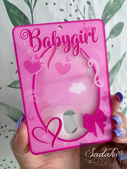 Kawaii Babygirl K-Pop Acrylic Photocard Holder