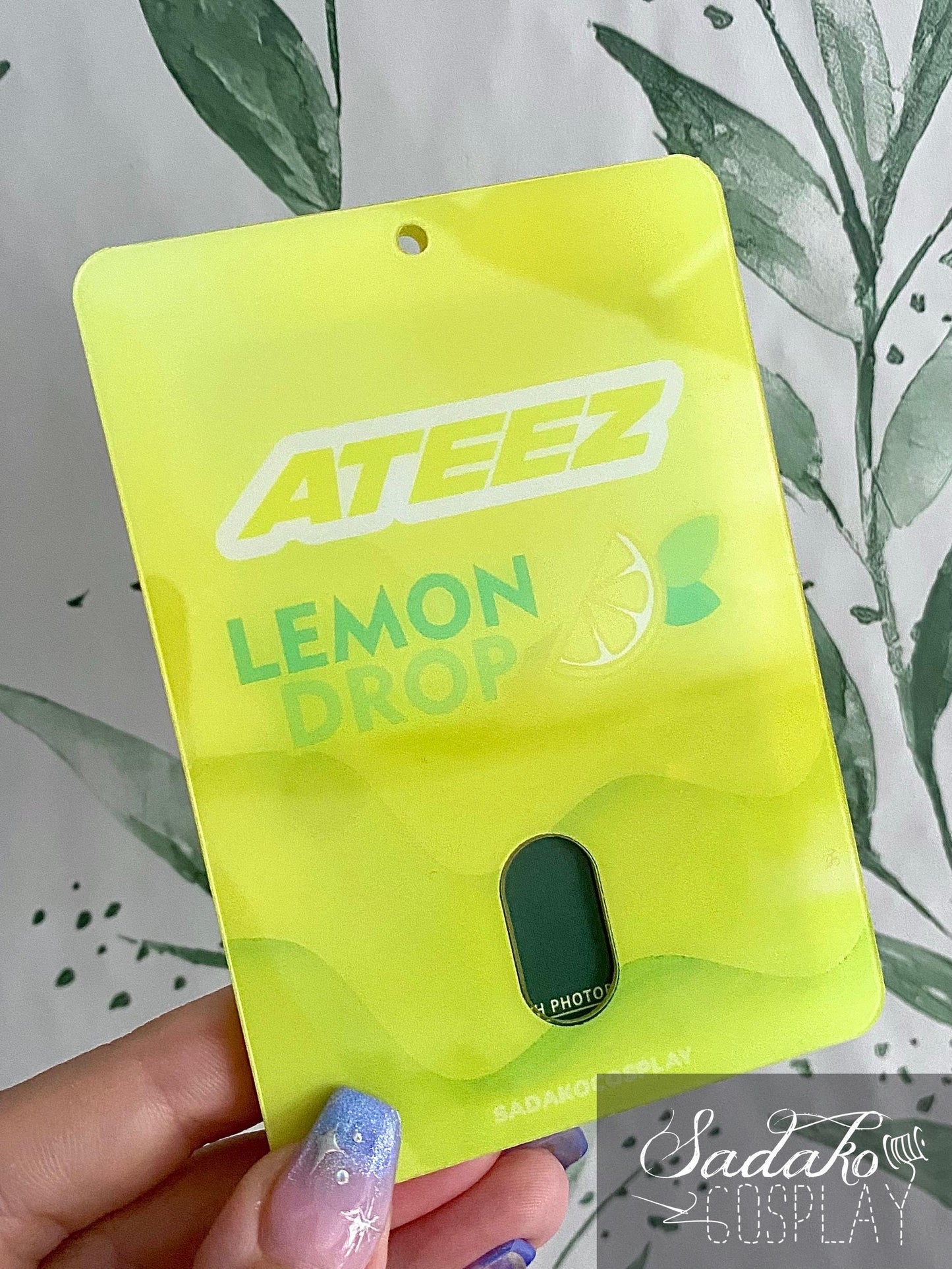 ATEEZ Lemon Drop OT8 Acrylic Photocard Holder
