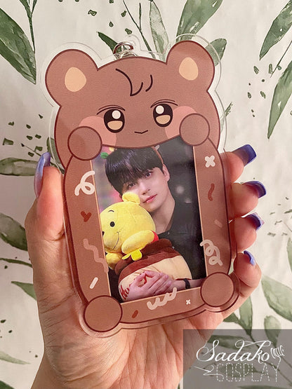 ATEEZ Aniteez Photocard Holder, Atiny K-Pop Fotokarten Halter Acryl