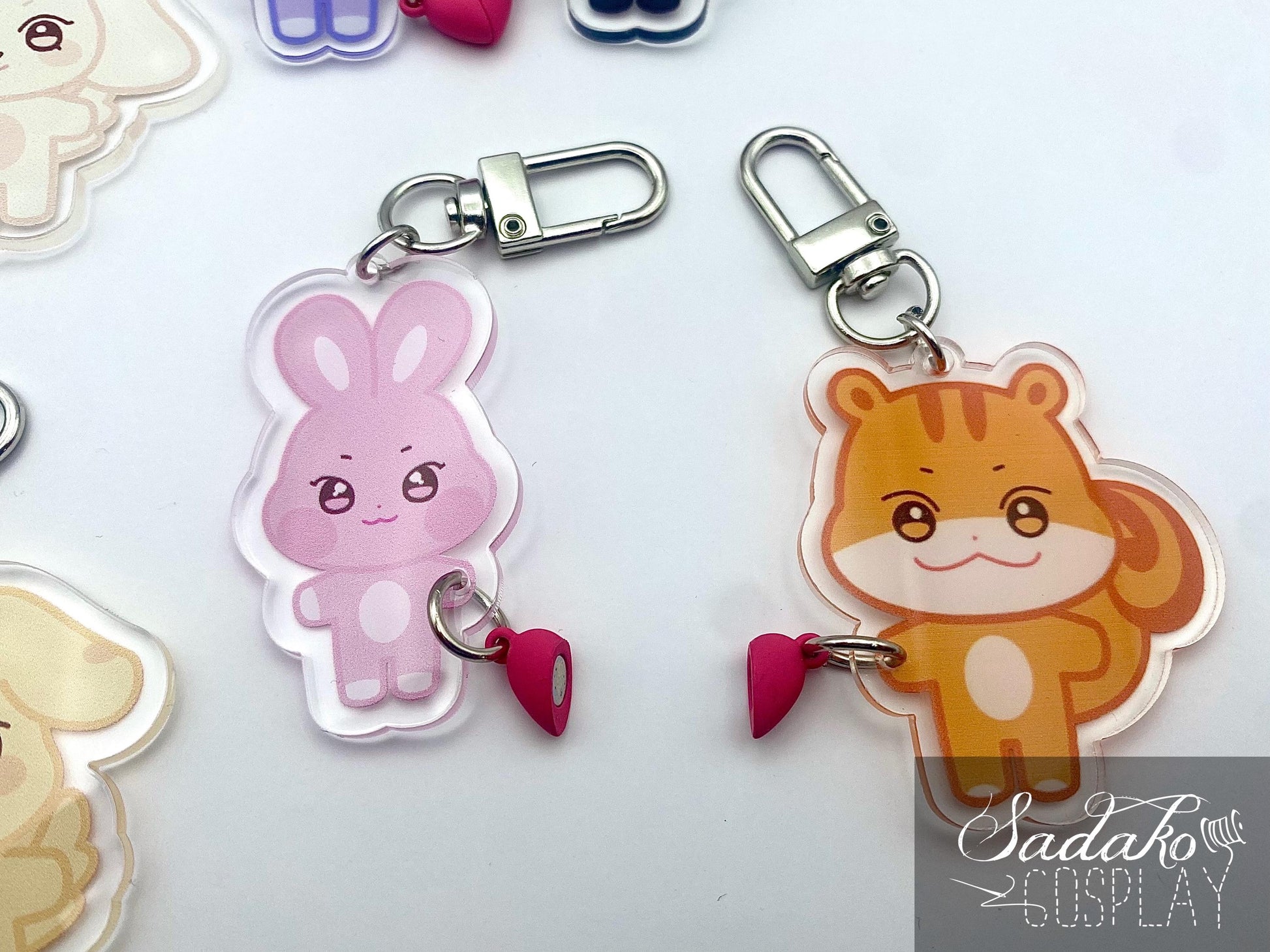 Aniteez Magnet Keychain, Magnet Paar Anhänger