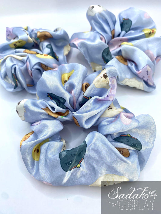 Aniteez Satin Scrunchie – ATEEZ inspiriertes Haargummi K-Pop Fan Accessoire