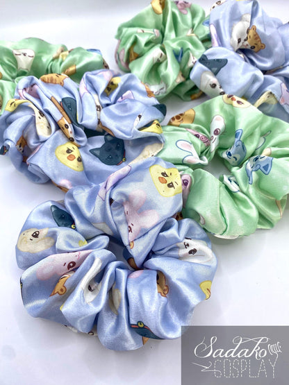 Aniteez Satin Scrunchie – ATEEZ inspiriertes Haargummi K-Pop Fan Accessoire