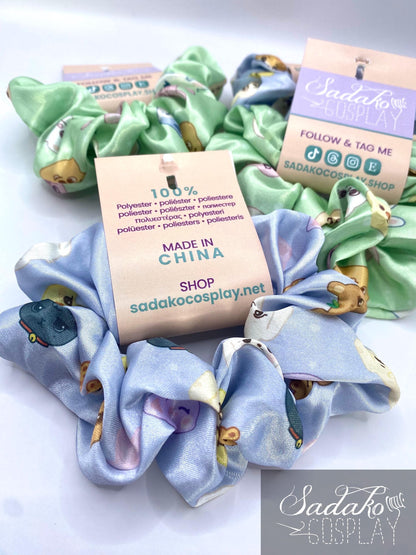 Aniteez Satin Scrunchie – ATEEZ inspiriertes Haargummi K-Pop Fan Accessoire