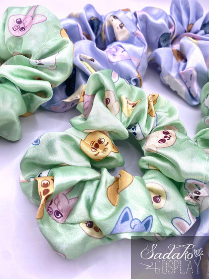 Skzoo Satin Scrunchie – Stray Kids inspiriertes Haargummi K-Pop Fan Accessoire