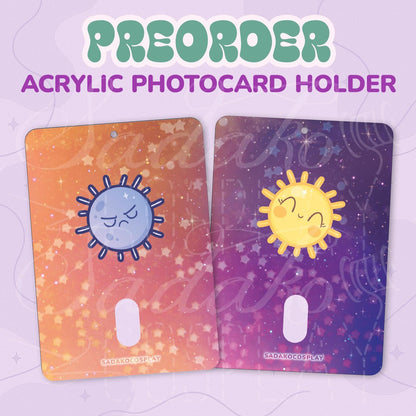 PREORDER Sunshine & Protector Acrylic Photocard Holder, K-Pop Fotokarten Halter Acryl