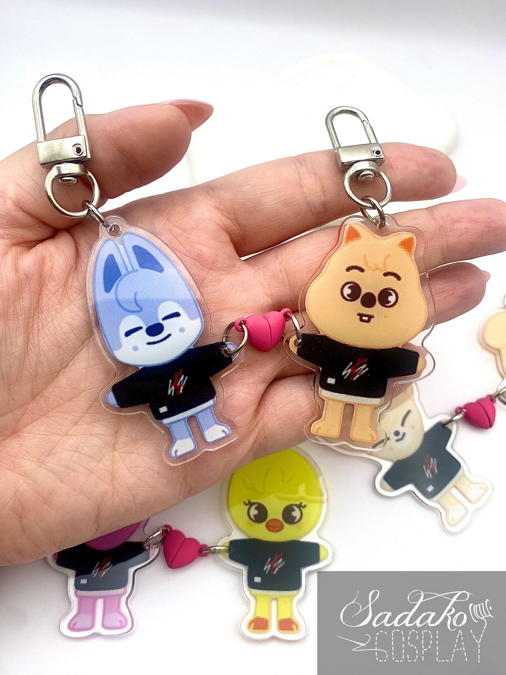 SKZOO Magnet Keychain, Magnet Paar Anhänger