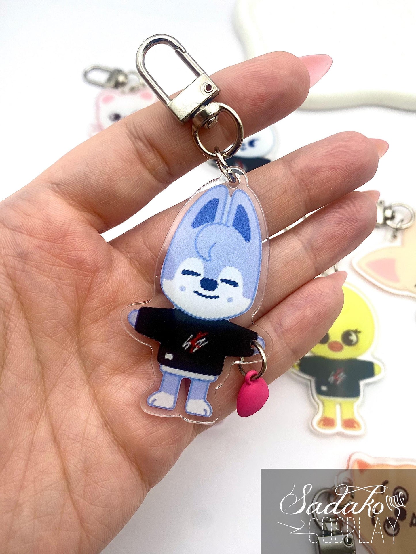 SKZOO Magnet Keychain, Magnet Paar Anhänger