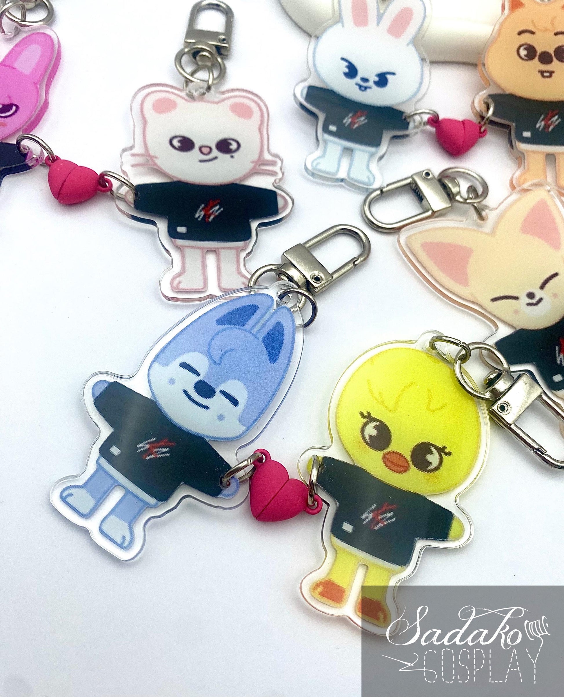 SKZOO Magnet Keychain, Magnet Paar Anhänger