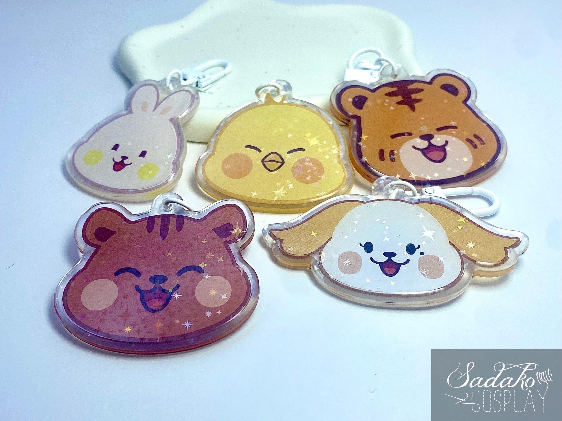 ONEUS Acrylic Keychain, glitzernder Anhänger für TOMOON und K-Pop Fans