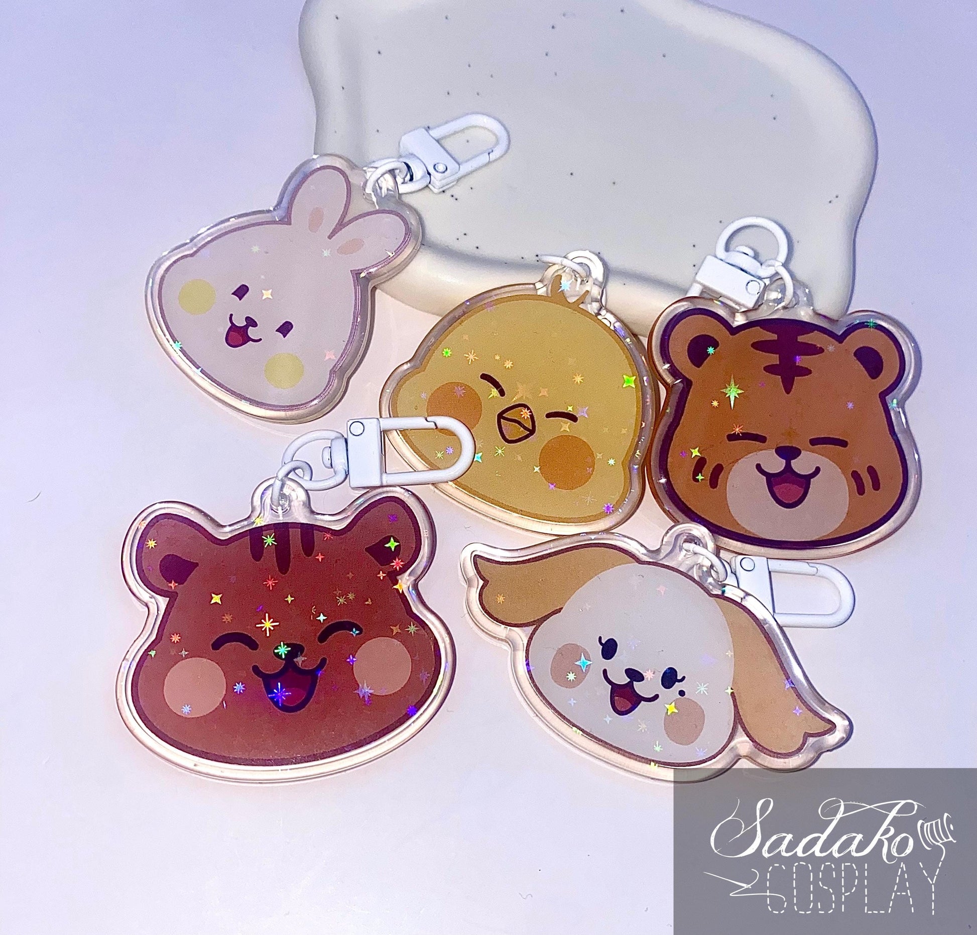 ONEUS Acrylic Keychain, glitzernder Anhänger für TOMOON und K-Pop Fans
