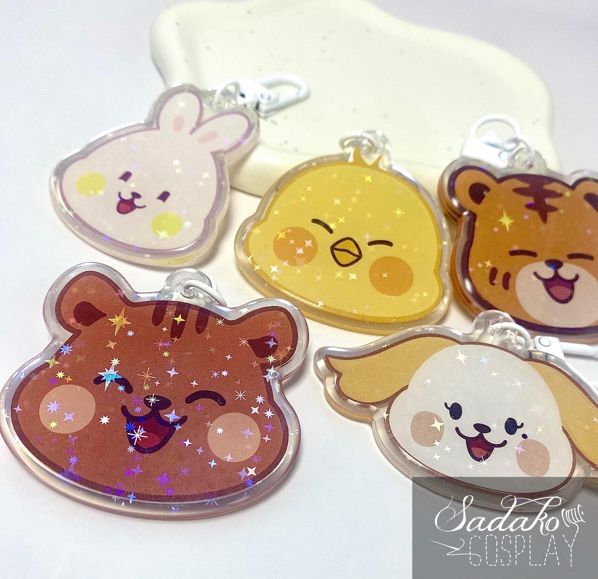 ONEUS Acrylic Keychain, glitzernder Anhänger für TOMOON und K-Pop Fans