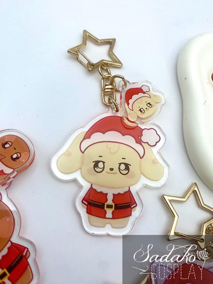 Weihnachten Aniteez Acryl Keychain, Ateez Schlüssel Anhänger für Atiny