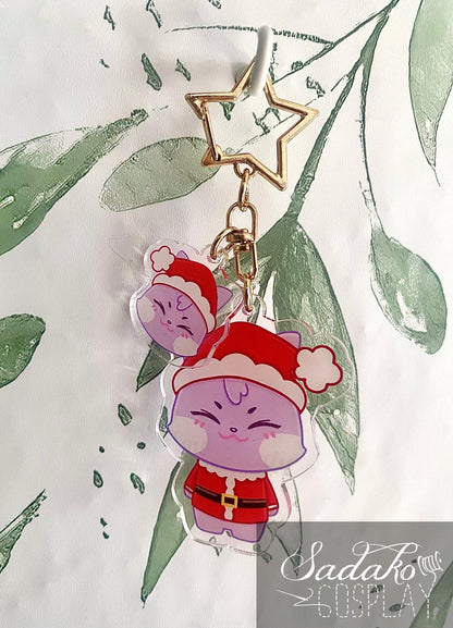 Weihnachten Aniteez Acryl Keychain, Ateez Schlüssel Anhänger für Atiny