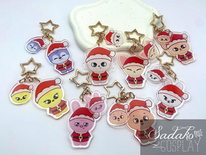 Weihnachten SKZOO Acryl Keychain, Stray Kids Schlüssel Anhänger für Stay