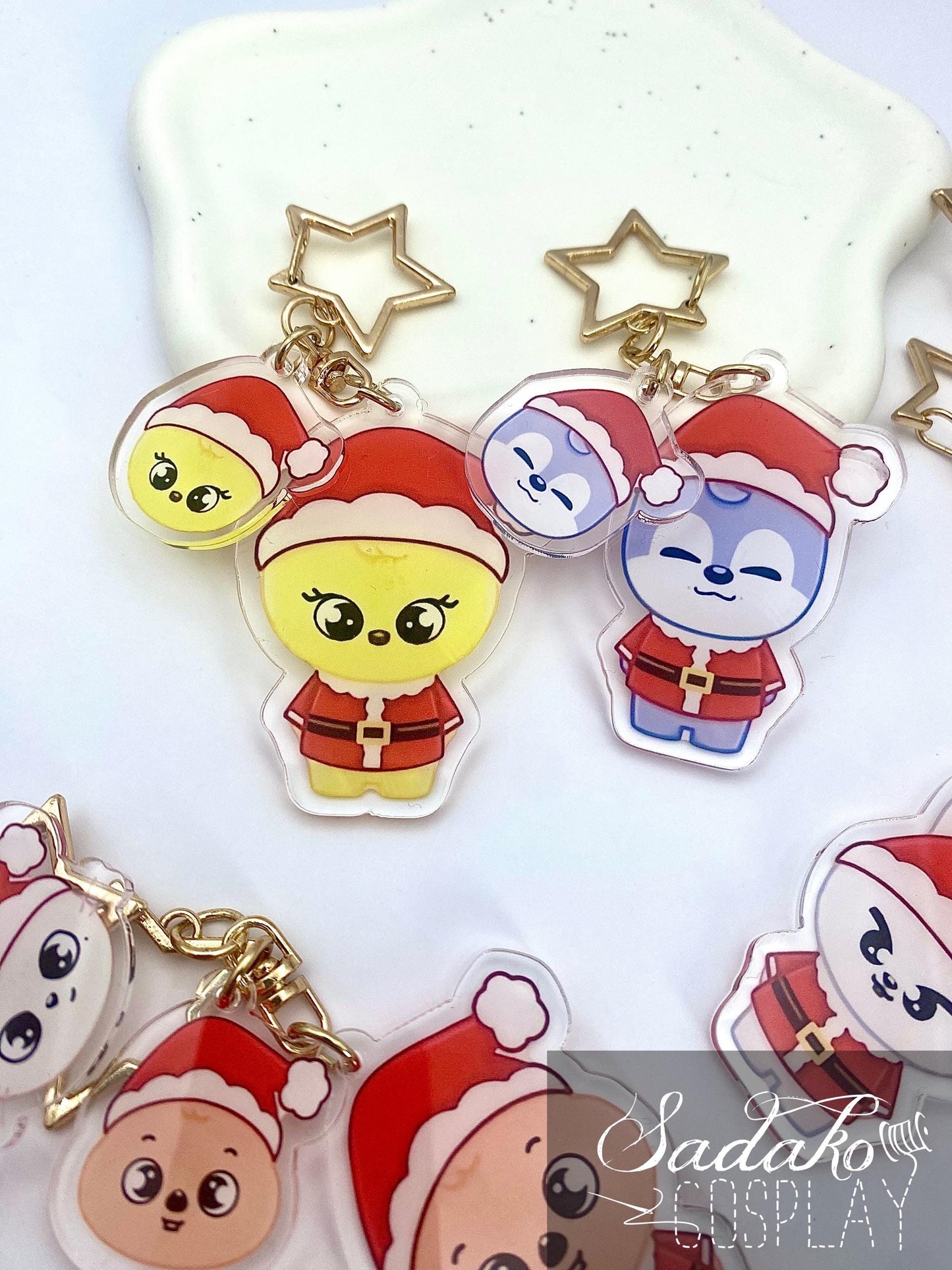 Weihnachten SKZOO Acryl Keychain, Stray Kids Schlüssel Anhänger für Stay