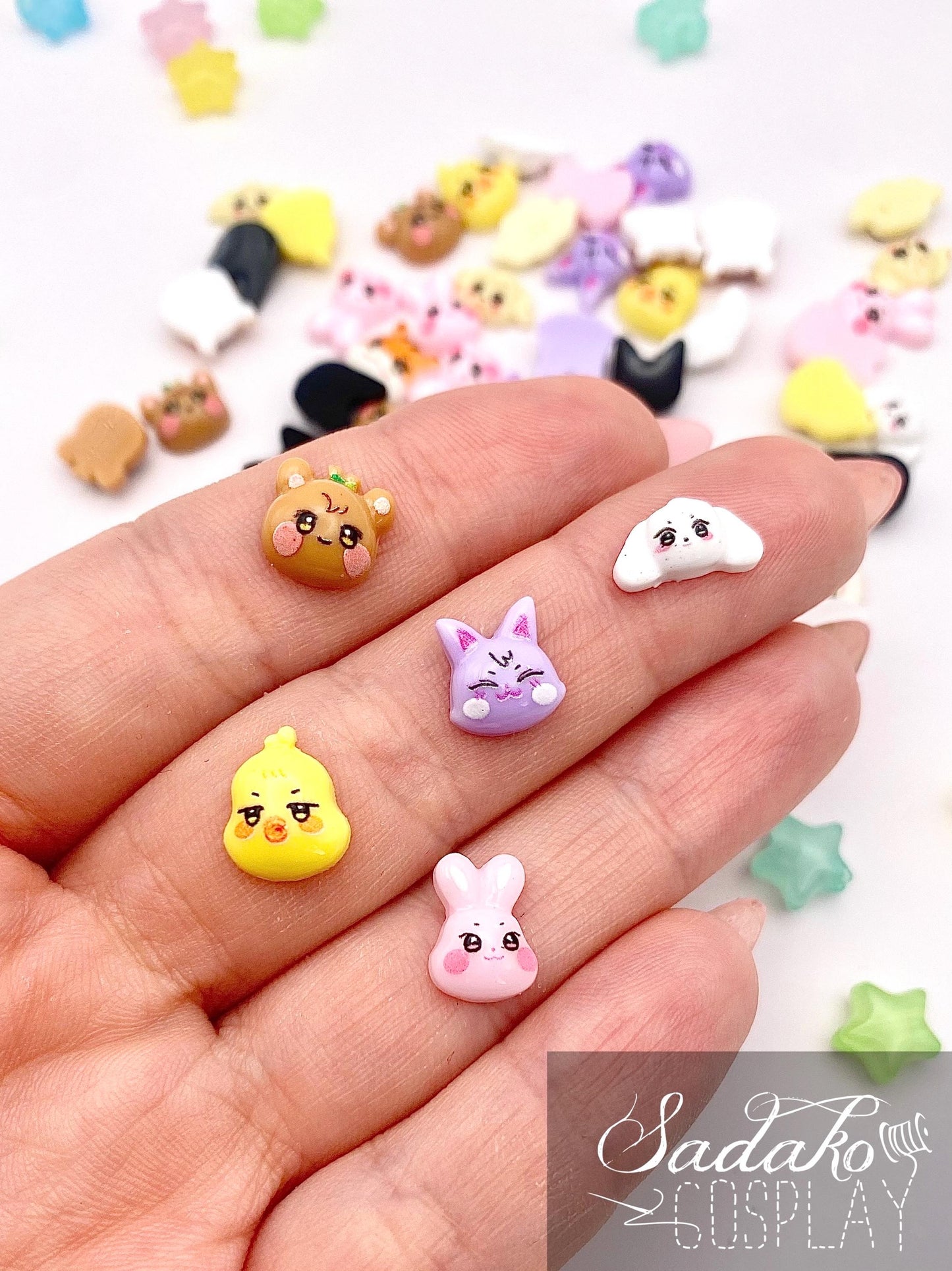 ATEEZ Aniteez flatback Acryl charms - 50 Stück (neue Version)