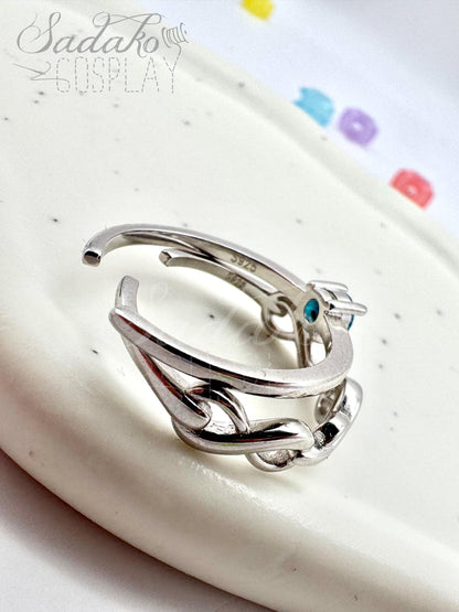 PREORDER Atiny Ring Set „Eternal Star Atiny“, 925 Sterling Silber Set aus 2 Ringen - inspiriert von der K-Pop Band ATEEZ