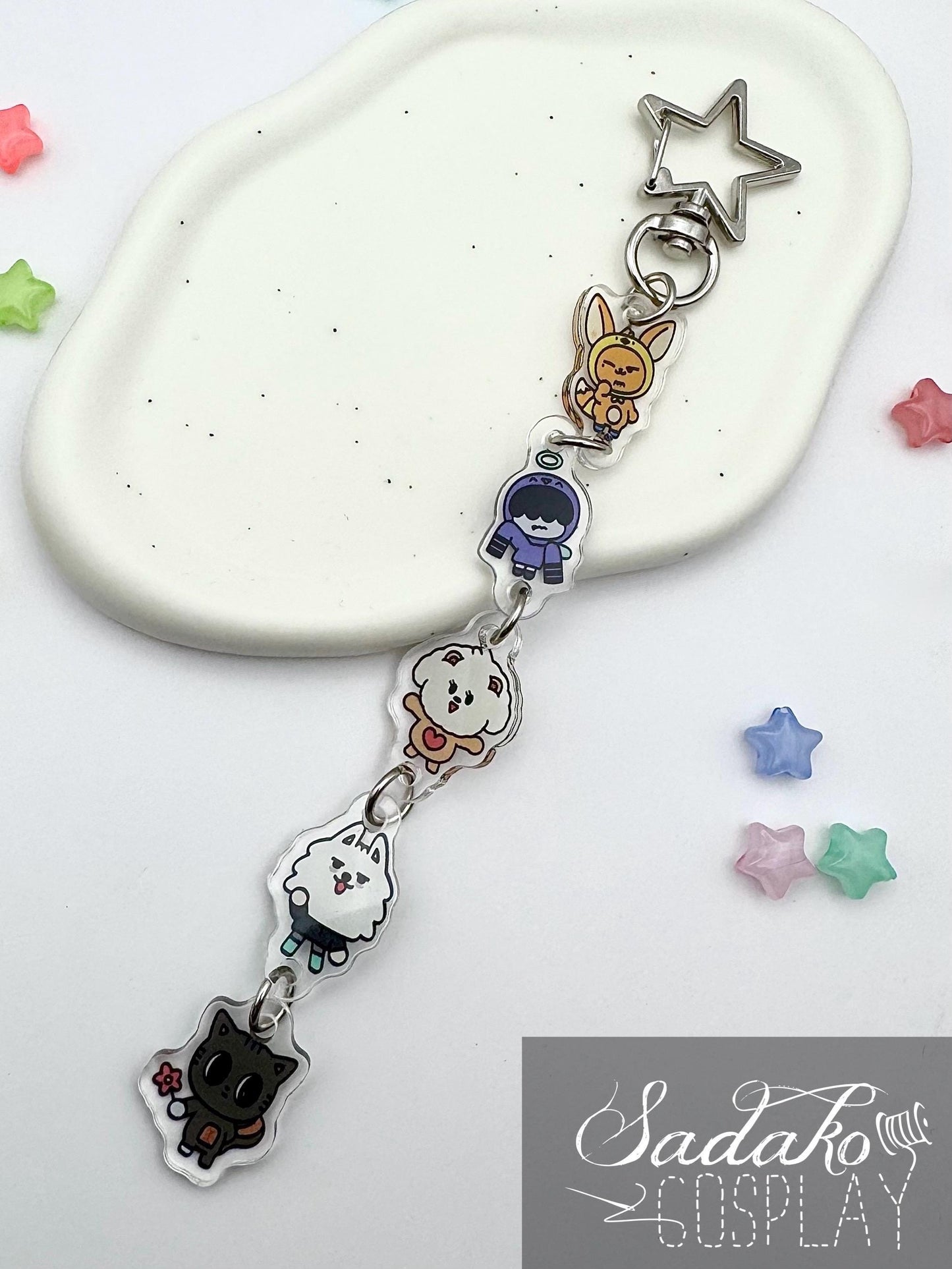 TxT PPULBATU hängender Acryl Keychain, K-Pop MOA Schlüssel Anhänger