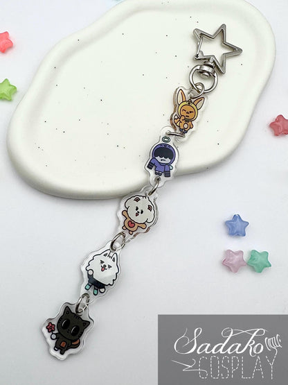 TxT PPULBATU hängender Acryl Keychain, K-Pop MOA Schlüssel Anhänger