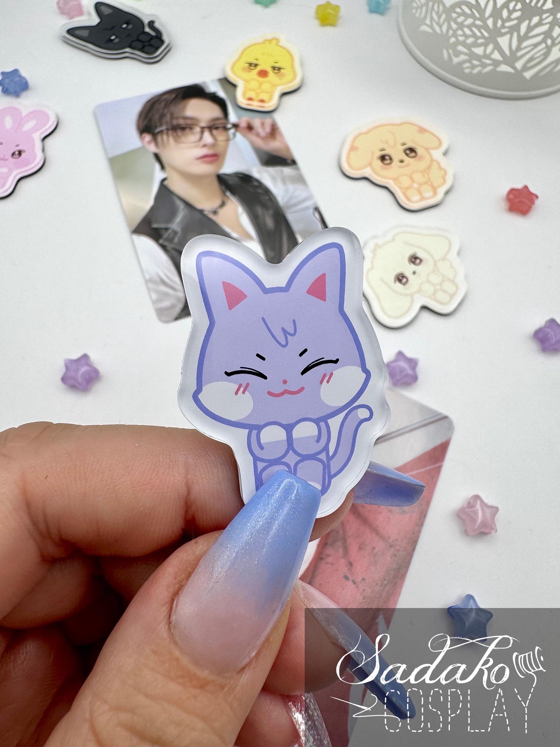 ATEEZ Aniteez Magnet, Acryl fridge Magnet, k-Pop ATINY