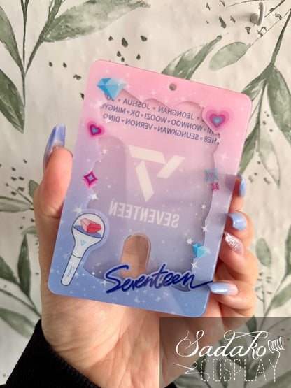 SEVENTEEN & Carat Acrylic Photocard Holder