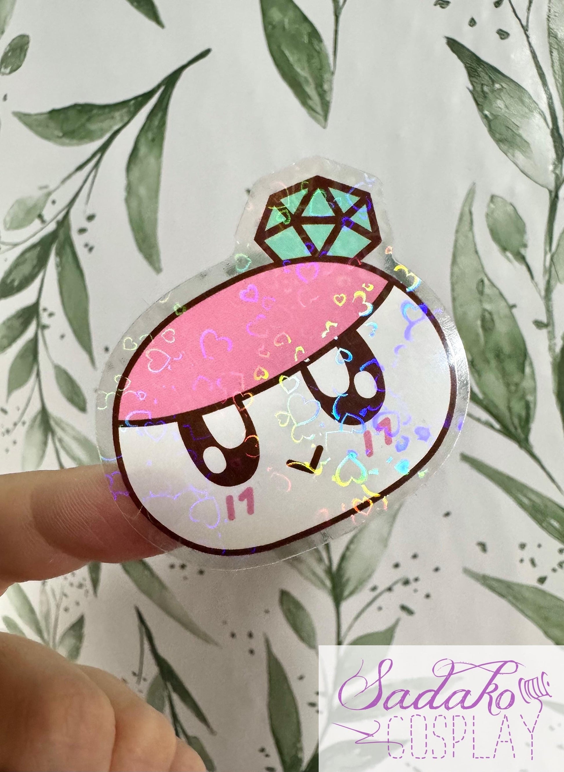 Seventeen Bongbongee transparenter Sticker - wasserfester Holo-Aufkleber