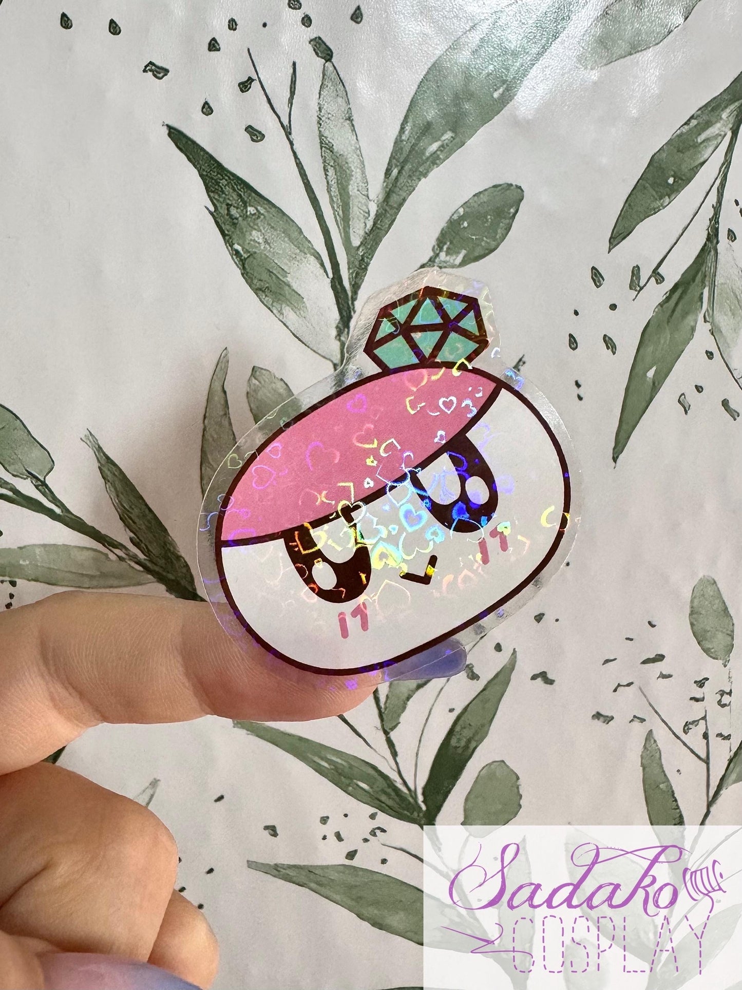 Seventeen Bongbongee transparenter Sticker - wasserfester Holo-Aufkleber