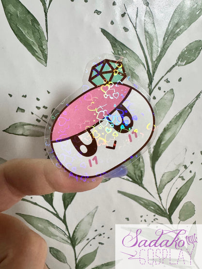 Seventeen Bongbongee transparenter Sticker - wasserfester Holo-Aufkleber