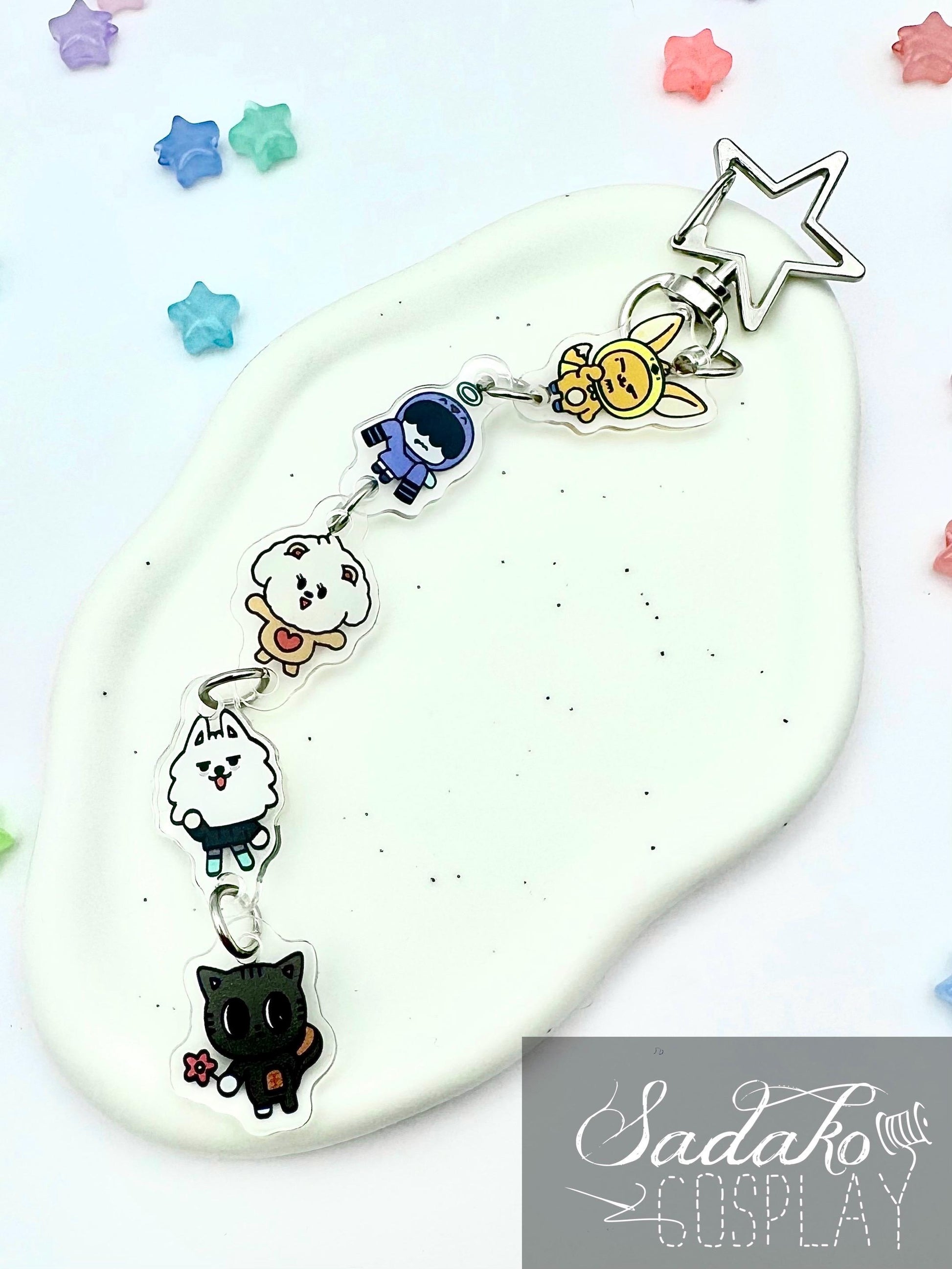 TxT PPULBATU hängender Acryl Keychain, K-Pop MOA Schlüssel Anhänger
