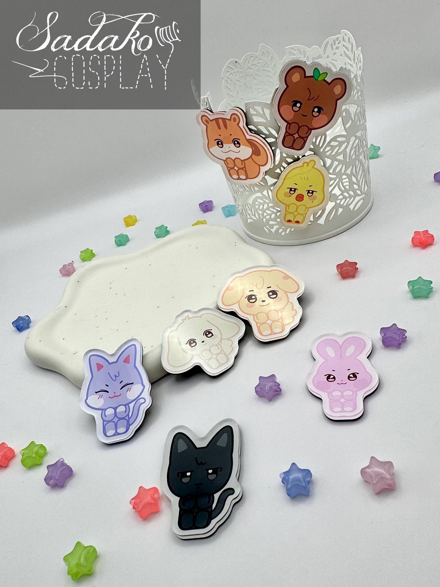 ATEEZ Aniteez Magnet, Acryl fridge Magnet, k-Pop ATINY