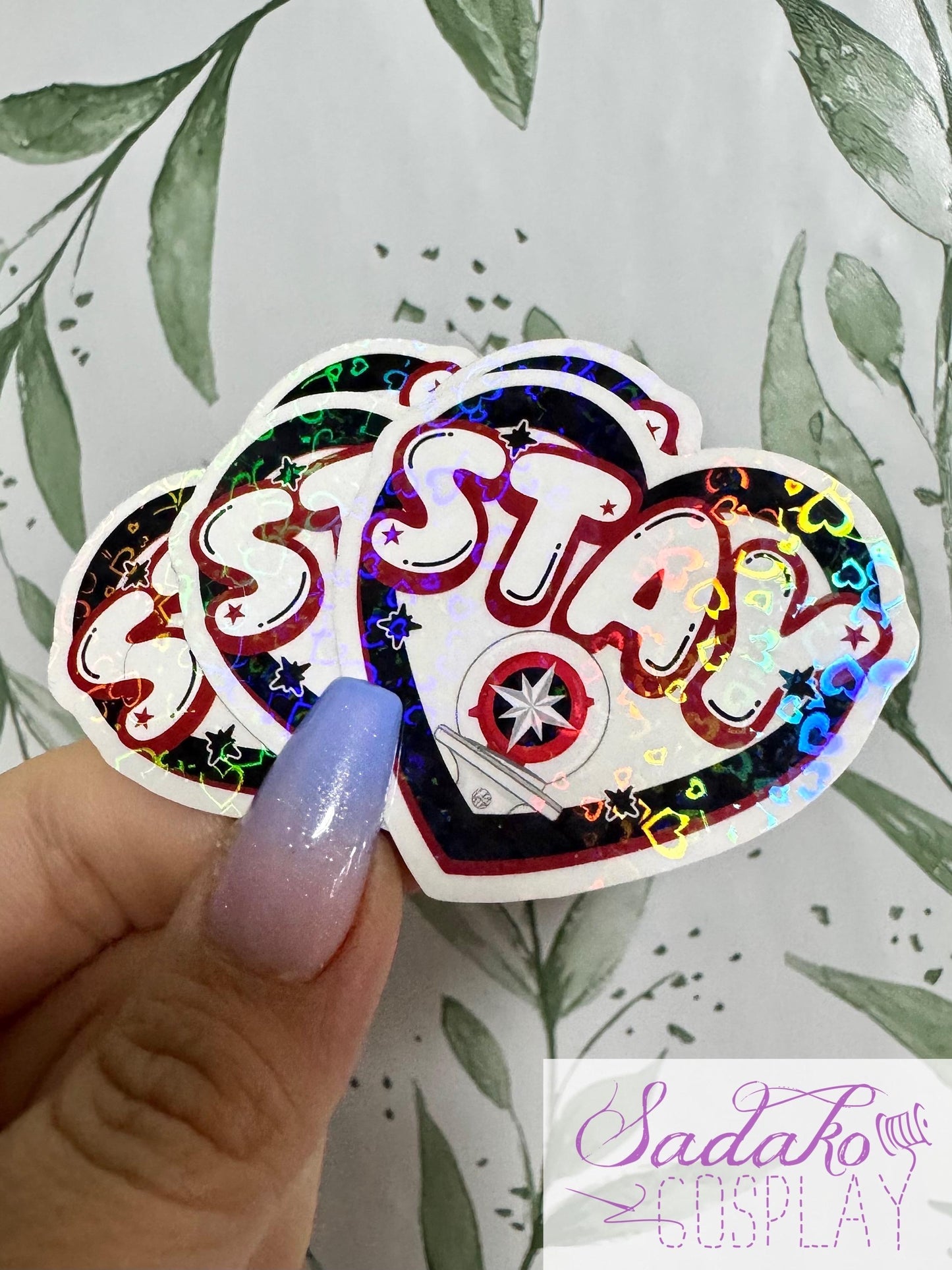 Stray Kids & Stay transparenter Sticker - K-Pop Heart Collection, wasserfester Holo-Aufkleber